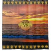 Sunset 1577 douchegordijn (Voorkant)