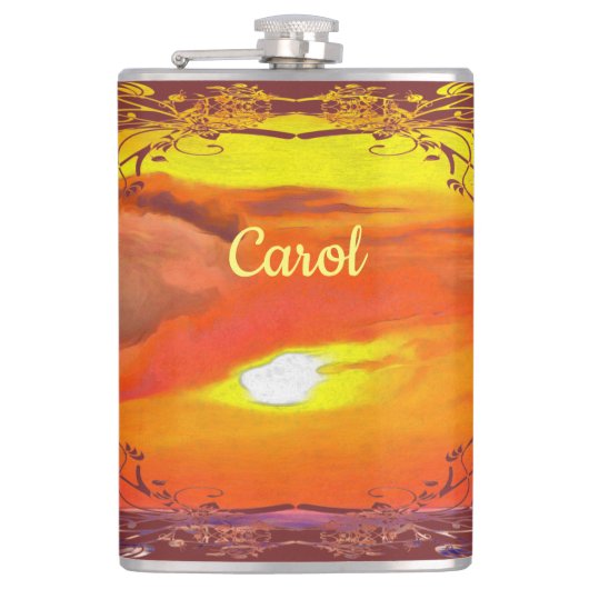 Sunset 2443 heupfles (Voorkant)