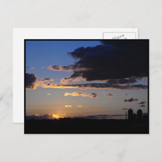 Sunset ~ 36 briefkaart (Voorkant / Achterkant)