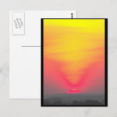 Sunset ~ 43 briefkaart (Voorkant / Achterkant)