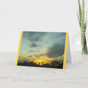 Sunset 4 Wenskaart ... Mobiele telefoon Foto 2016 Kaart