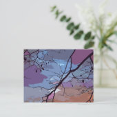 Sunset Abstract Briefkaart (Staand voorkant)