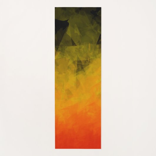 Sunset Abstract Facets - Yoga Mat (Voorkant)