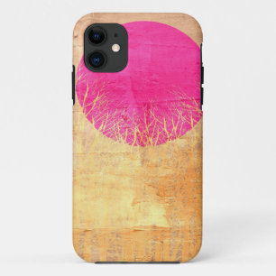 Sunset Abstract schilderen iPhone 11 Hoesje