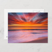 Sunset abstract uit Tamarack Beach Briefkaart (Voorkant / Achterkant)