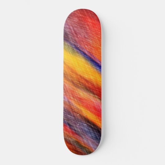 Sunset Abstracte kleuren Skateboard Colorful (Voorkant)