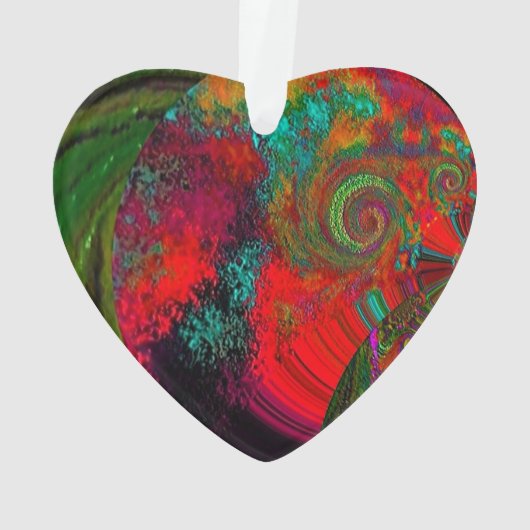 "Sunset" acryl Ornament (achterkant)