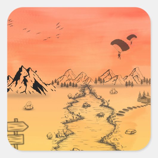 Sunset Adventure Path Sticker (Devant)