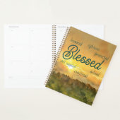 Sunset Affirmations Planner (Devant avec enveloppe)