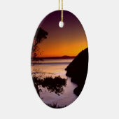 Sunset Anacortes Fidalgo Island Keramisch Ornament (Rechts)