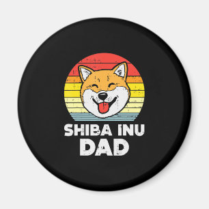 Sunset and akita dog Cadeau van mooie honden Magneet