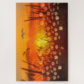 Sunset and Daisies Legpuzzel (Verticaal)
