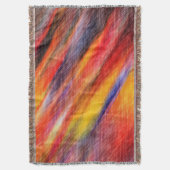 Sunset Art Kleuren Gooi Deken (Voorkant Verticaal)