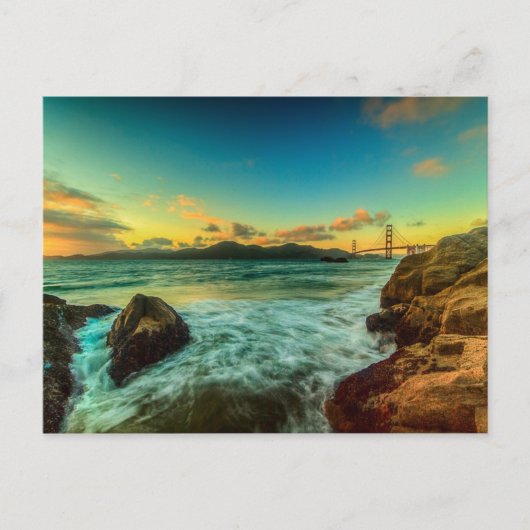 Sunset at Baker Beach Briefkaart (Voorkant)