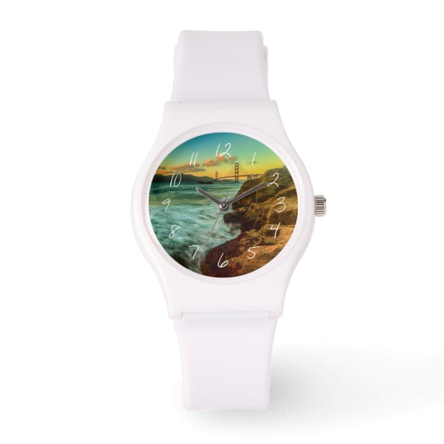 Sunset at Baker Beach Horloge (Voorkant)