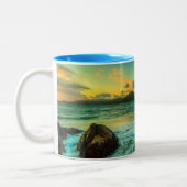 Sunset at Baker Beach Tweekleurige Koffiemok (Links)