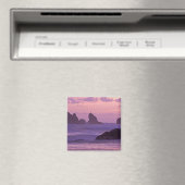 Sunset at Bandon Beach Zee Stacks. Magneet (Insitu (Vaatwasser))