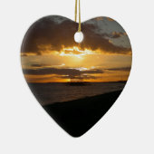 Sunset at Brighton Beach Keramisch Ornament (Rechts)