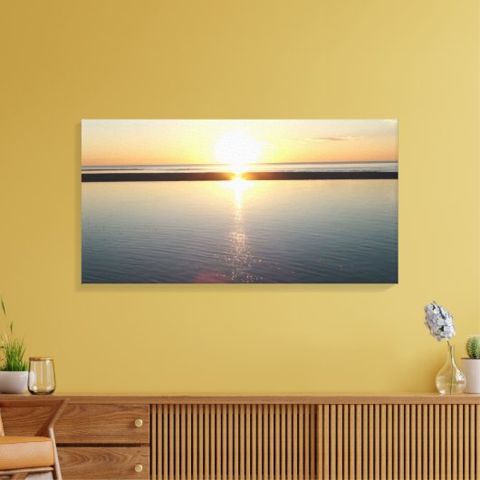 Sunset at Cape Cod Afbeelding Canvas Afdruk (Insitu (Woonkamer))