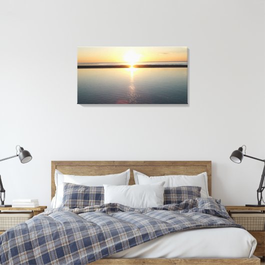 Sunset at Cape Cod Afbeelding Canvas Afdruk (Insitu (Slaapkamer))