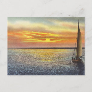 Sunset at Cape Cod Briefkaart
