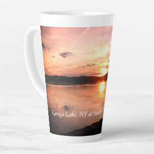 Sunset at Caroga Lake, NY Latte Mok