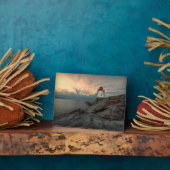 Sunset at Castle Hill Lighthouse Fotoplaat (Zijkant)