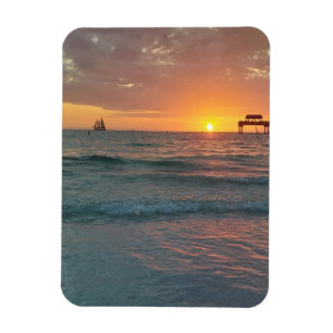 Sunset at Clearwater Beach Magneet