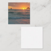 Sunset at Clearwater Beach Magnet Notitiekaartje (Voorkant / Achterkant)