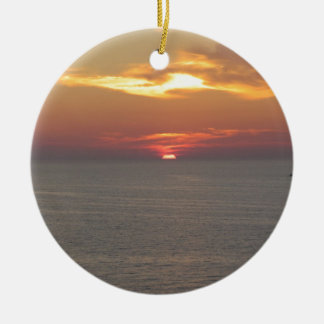 Sunset at Clearwater Keramisch Ornament