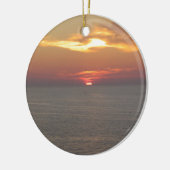 Sunset at Clearwater Keramisch Ornament (Links)