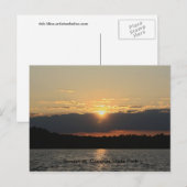 Sunset at Codorus State Park Briefkaart (Voorkant / Achterkant)