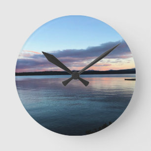 Sunset at Crescent Lake, OR Ronde Klok