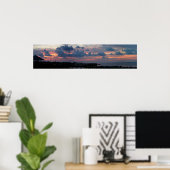 Sunset at Dauphin Island Poster (Thuiskantoor)