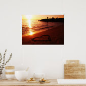 Sunset at Edmonds Washington Waterfront. Poster (Keuken)