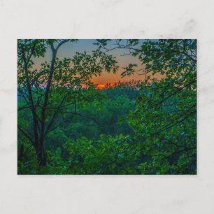 Sunset at Highbanks Metropark, Columbus, Ohio Briefkaart