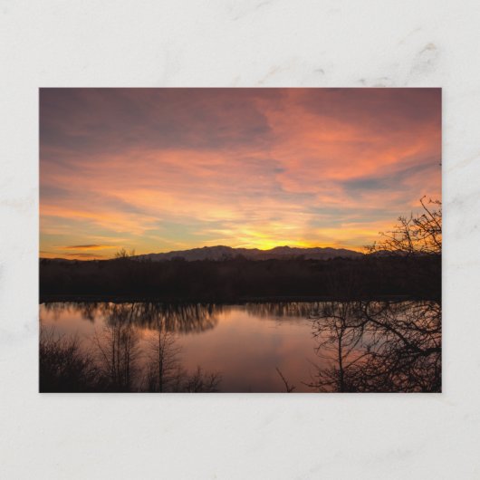 Sunset at Highland Glen Briefkaart (Voorkant)