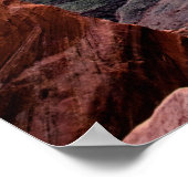 Sunset at Hoefijzer Bend Poster (Hoek)