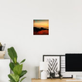 Sunset at Jockey's Ridge Poster (Thuiskantoor)