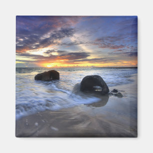 Sunset at Kedonganan Beach Magneet