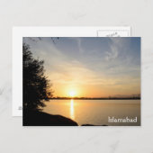 Sunset at Lake Briefkaart (Voorkant / Achterkant)