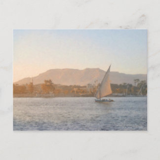 Sunset at Luxor Briefkaart
