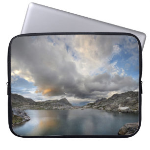 Sunset at Middle Nydiver Lake - Sierra Laptop Sleeve