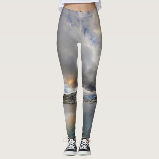 Sunset at Middle Nydiver Lake - Sierra Leggings (Voorkant)