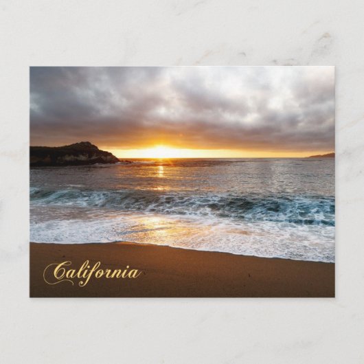 Sunset at Monterey, California's Pacific Coast Briefkaart (Voorkant)