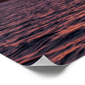 Sunset at Morro Rock poster (Hoek)