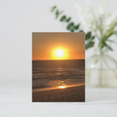 Sunset at Newport Beach, Californië Briefkaart (Staand voorkant)