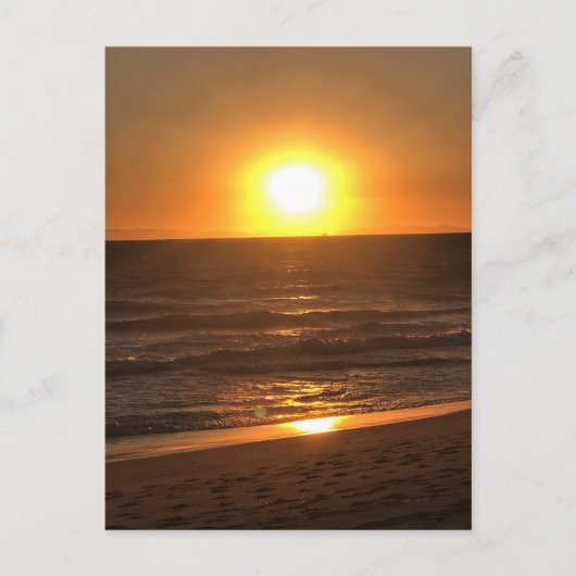Sunset at Newport Beach, Californië Briefkaart (Voorkant)