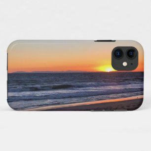 Sunset at Newport Beach, Californië iPhone 11 Hoesje