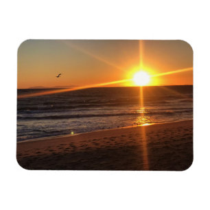 Sunset at Newport Beach, Californië Magneet